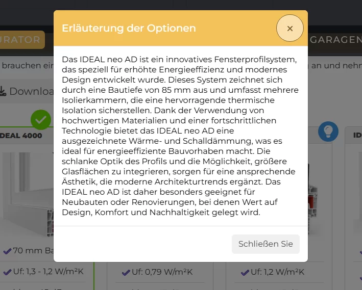Podglad okna pop-up z opisem opcji
