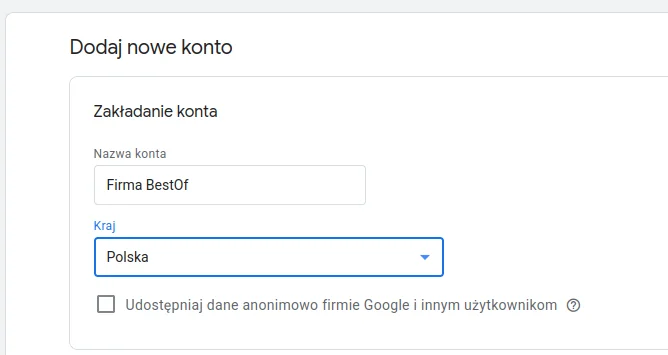 Screen: 👉 Formularz zakładania nowego konta