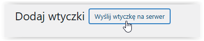 Wyślij wtyczkę na serwer
