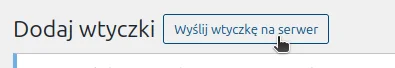 Screen: przycisk "Wyślij wtyczkę na serwer"