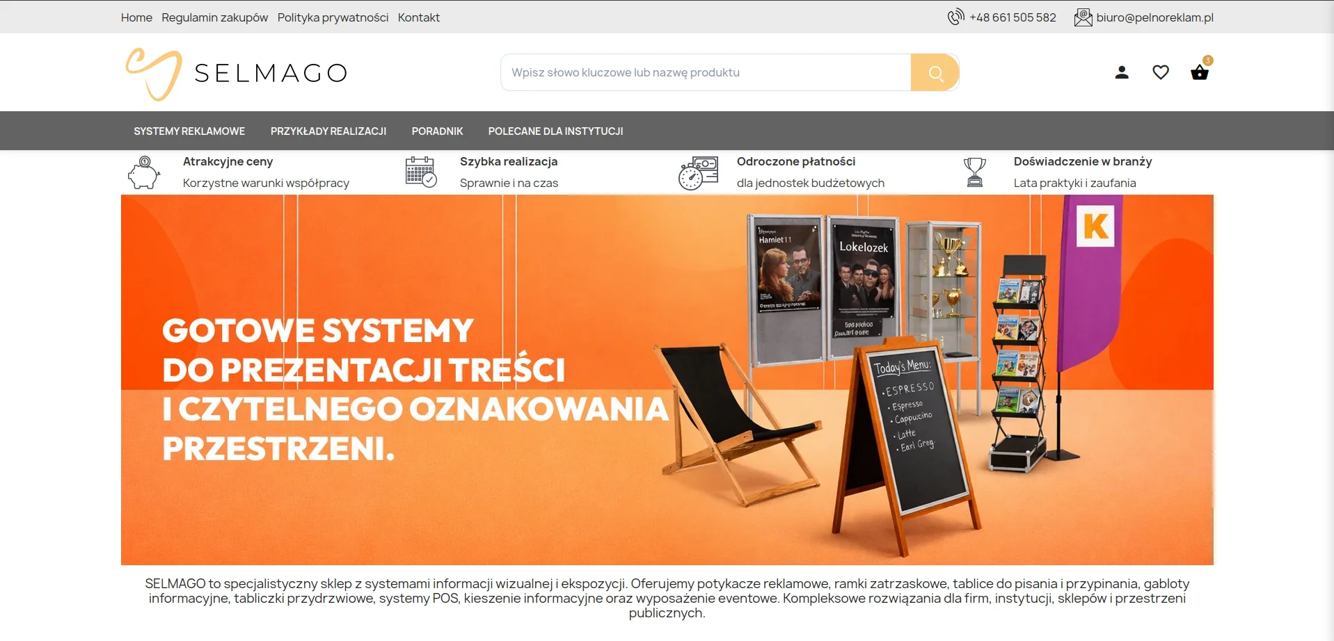 Screen: widok slidera w realnym projekcie - praktyczne użycie