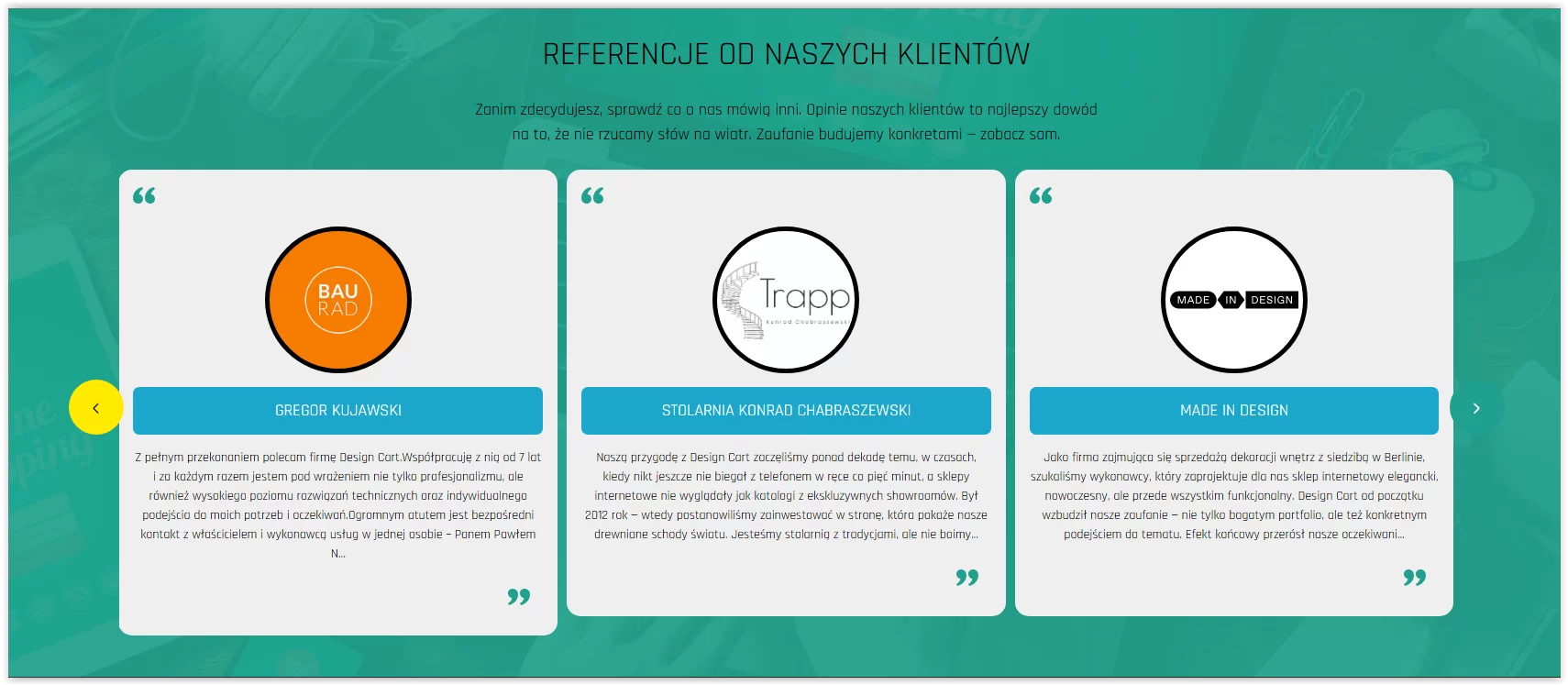Tryb prezentacji referencji