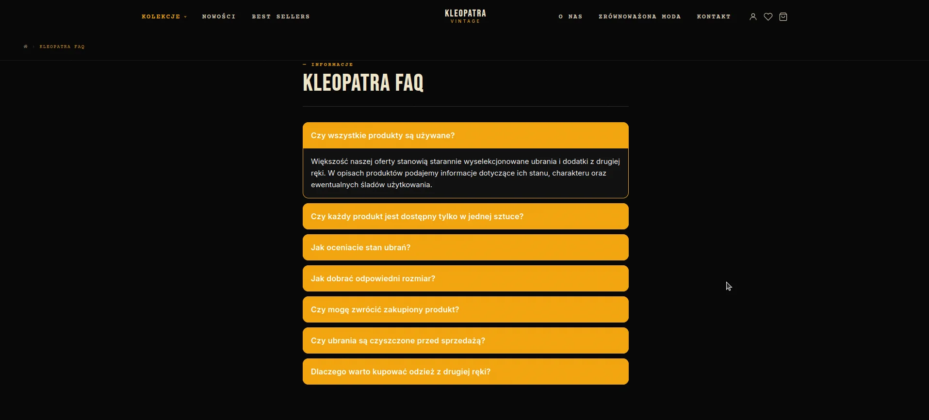 Screen: przykład konfiguracji modułu na działającym sklepie