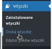Screen: lewe menu -> dodaj wtyczkę
