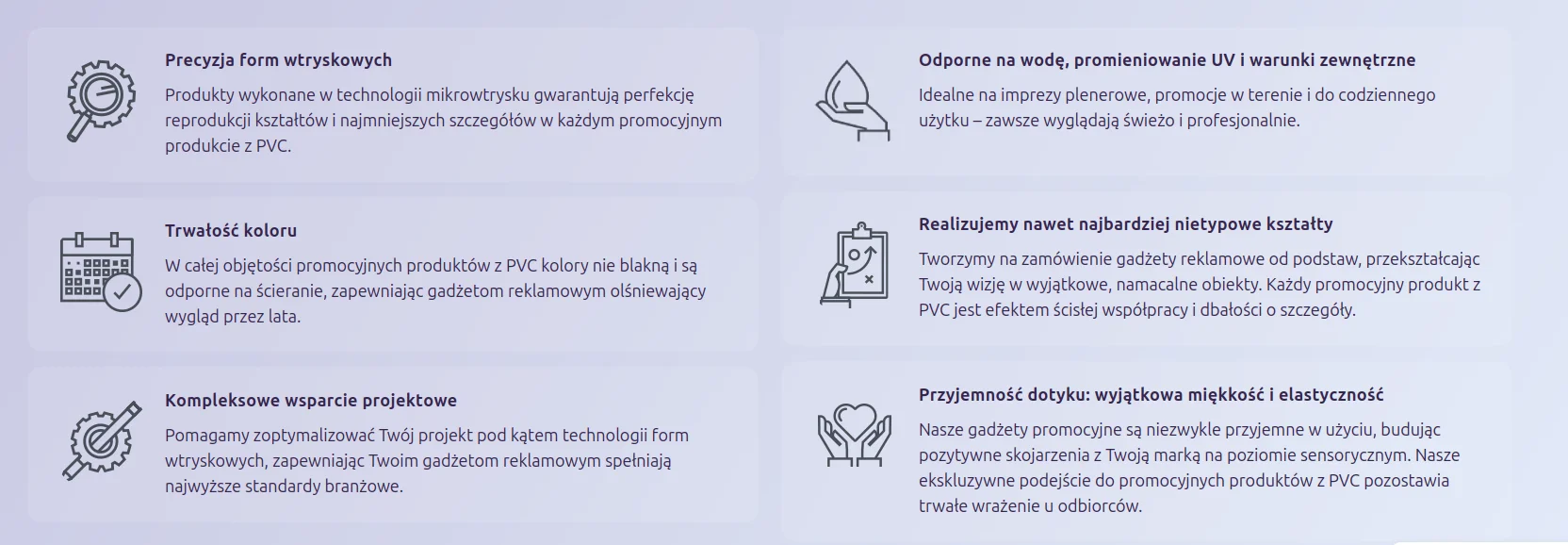 Prezentacja wyjątkowych cech firmy oraz produktów