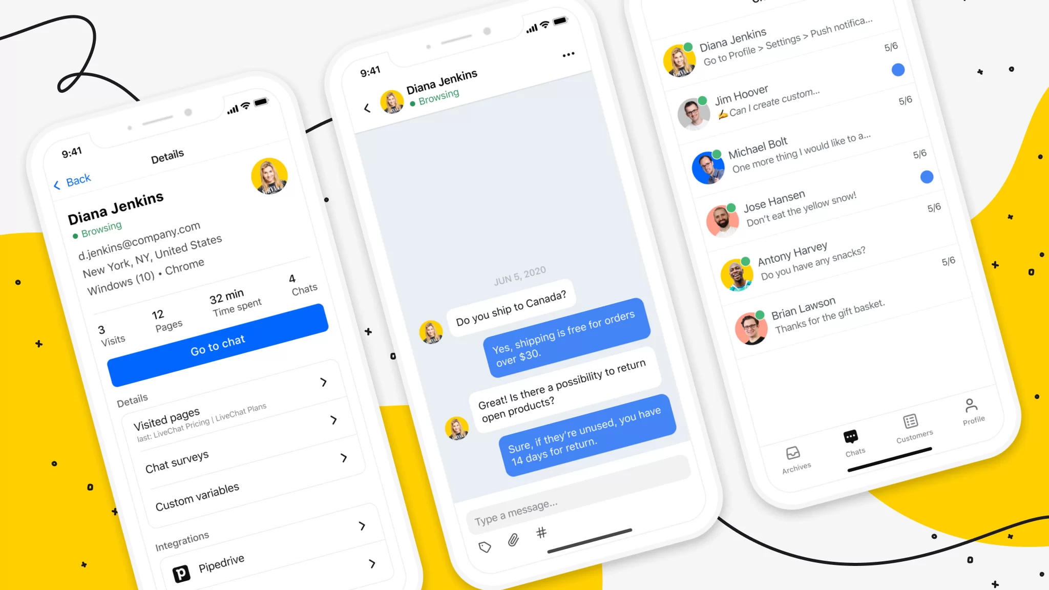 Live Chat - przykładowy wygląd okna czatu klienta