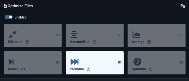 Screen: optymalizacja plików CSS i JS