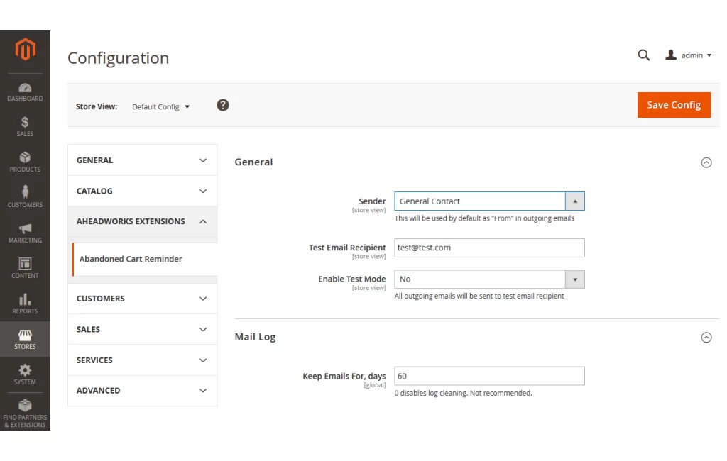 AheadWorks Abandoned Cart Email
